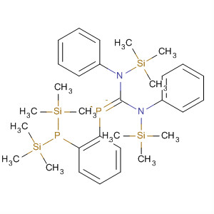 89983-01-7  Methanediamine,1-[[2-[bis(trimethylsilyl)phosphino]phenyl]phosphinidene]-N,N'-diphenyl-N,N'-bis(trimethylsilyl)-