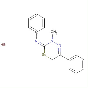 89515-62-8  Benzenamine,N-(3,6-dihydro-3-methyl-5-phenyl-2H-1,3,4-selenadiazin-2-ylidene)-,monohydrobromide