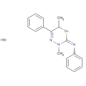 89515-72-0  Benzenamine,N-(3,6-dihydro-3,6-dimethyl-5-phenyl-2H-1,3,4-selenadiazin-2-ylidene)-, monohydrobromide