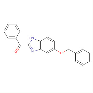 89521-58-4  Methanone, phenyl[5-(phenylmethoxy)-1H-benzimidazol-2-yl]-