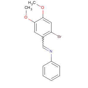 89525-45-1  Benzenamine, N-[(2-bromo-4,5-dimethoxyphenyl)methylene]-