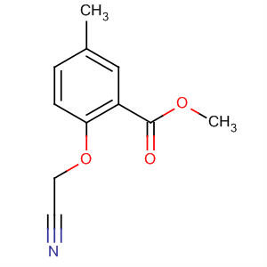 89525-73-5  Benzoic acid, 2-(cyanomethoxy)-5-methyl-, methyl ester