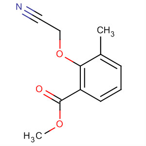 89525-75-7  Benzoic acid, 2-(cyanomethoxy)-3-methyl-, methyl ester