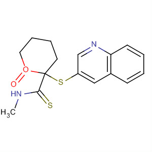 89544-16-1  2H-Thiopyran-2-carbothioamide, tetrahydro-N-methyl-2-(3-quinolinyl)-,1-oxide