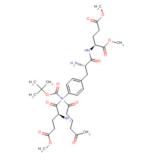 89545-98-2  L-Glutamic acid,N-[N-[N-[(1,1-dimethylethoxy)carbonyl]-L-a-glutamyl]-4-[(1,5-dioxohexyl)amino]-L-phenylalanyl]-, trimethyl ester