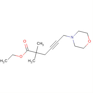 895572-49-3  4-Hexynoic acid, 2,2-dimethyl-6-(4-morpholinyl)-, ethyl ester 895572-49-3  4-Hexynoic acid, 2,2-dimethyl-6-(4-morpholinyl)-, ethyl ester