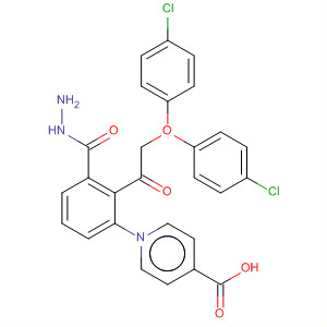 89562-91-4  4-Pyridinecarboxylic acid,2-[bis(4-chlorophenyl)hydroxyacetyl]-1-phenylhydrazide