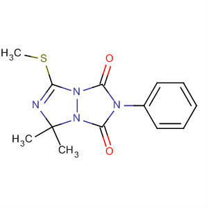 89579-10-2  1H,5H-[1,2,4]Triazolo[1,2-a][1,2,4]triazole-1,3(2H)-dione,5,5-dimethyl-7-(methylthio)-2-phenyl-