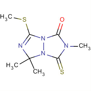 89579-13-5  1H,5H-[1,2,4]Triazolo[1,2-a][1,2,4]triazol-1-one,2,3-dihydro-2,5,5-trimethyl-7-(methylthio)-3-thioxo-