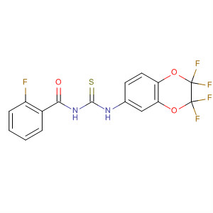 89586-06-1  Benzamide,2-fluoro-N-[[(2,2,3,3-tetrafluoro-2,3-dihydro-1,4-benzodioxin-6-yl)amino]thioxomethyl]-