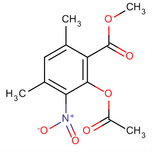 89586-10-7  Benzoic acid, 2-(acetyloxy)-4,6-dimethyl-3-nitro-, methyl ester