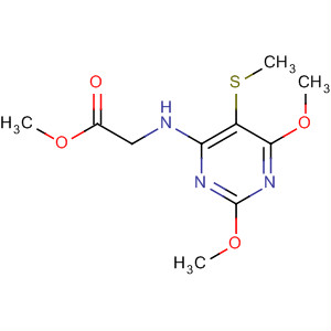 89587-83-7  Glycine, N-[2,6-dimethoxy-5-(methylthio)-4-pyrimidinyl]-, methyl ester