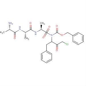 89595-83-5  L-Alaninamide,N-[(phenylmethoxy)carbonyl]-L-alanyl-L-alanyl-N-[3-chloro-2-oxo-1-(phenylmethyl)propyl]-, (S)-