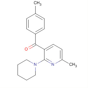 89596-06-5  Methanone, (4-methylphenyl)[6-methyl-2-(1-piperidinyl)-3-pyridinyl]-