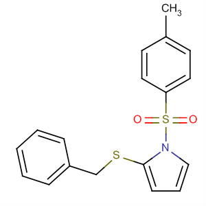 89597-66-0  1H-Pyrrole, 1-[(4-methylphenyl)sulfonyl]-2-[(phenylmethyl)thio]-