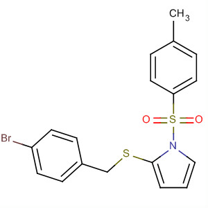 89597-67-1  1H-Pyrrole, 2-[[(4-bromophenyl)methyl]thio]-1-[(4-methylphenyl)sulfonyl]-