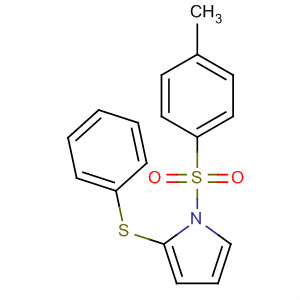 89597-68-2  1H-Pyrrole, 1-[(4-methylphenyl)sulfonyl]-2-(phenylthio)-