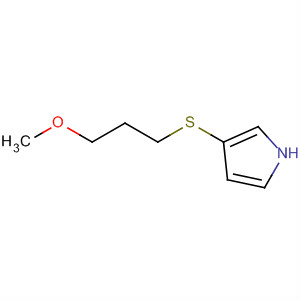 89597-75-1  1H-Pyrrole, 3-[(3-methoxypropyl)thio]-