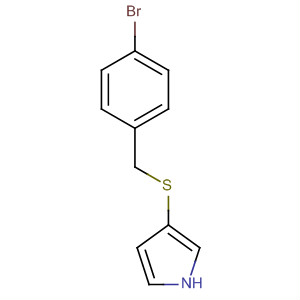 89597-77-3  1H-Pyrrole, 3-[[(4-bromophenyl)methyl]thio]-