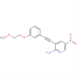 896114-93-5  2-Pyridinamine, 3-[[3-(2-methoxyethoxy)phenyl]ethynyl]-5-nitro-