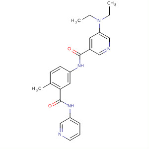 896157-12-3  3-Pyridinecarboxamide,5-(diethylamino)-N-[4-methyl-3-[(3-pyridinylamino)carbonyl]phenyl]-