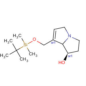 89617-46-9  1H-Pyrrolizin-1-ol,7-[[[(1,1-dimethylethyl)dimethylsilyl]oxy]methyl]-2,3,5,7a-tetrahydro-,trans-