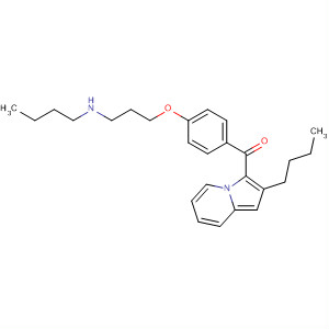 89622-99-1  Methanone, [4-[3-(butylamino)propoxy]phenyl](2-butyl-3-indolizinyl)-