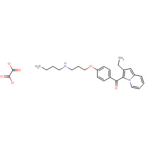 89623-17-6  Methanone, [4-[3-(butylamino)propoxy]phenyl](2-ethyl-3-indolizinyl)-,ethanedioate