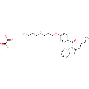 89623-19-8  Methanone, [4-[3-(butylamino)propoxy]phenyl](2-butyl-3-indolizinyl)-,ethanedioate