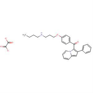 89623-23-4  Methanone, [4-[3-(butylamino)propoxy]phenyl](2-phenyl-3-indolizinyl)-,ethanedioate