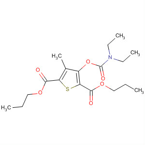 89627-65-6  2,5-Thiophenedicarboxylic acid,3-[[(diethylamino)carbonyl]oxy]-4-methyl-, dipropyl ester