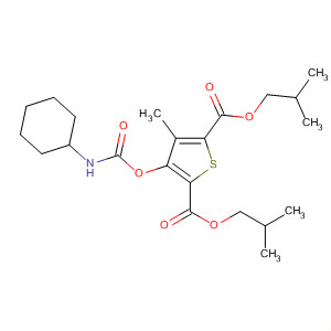 89627-99-6  2,5-Thiophenedicarboxylic acid,3-[[(cyclohexylamino)carbonyl]oxy]-4-methyl-, bis(2-methylpropyl) ester