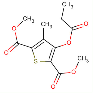 89628-32-0  2,5-Thiophenedicarboxylic acid, 3-methyl-4-(1-oxopropoxy)-, dimethylester