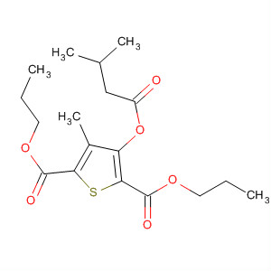 89628-39-7  2,5-Thiophenedicarboxylic acid, 3-methyl-4-(3-methyl-1-oxobutoxy)-,dipropyl ester