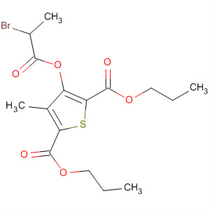 89628-43-3  2,5-Thiophenedicarboxylic acid, 3-(2-bromo-1-oxopropoxy)-4-methyl-,dipropyl ester