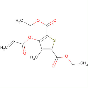 89628-46-6  2,5-Thiophenedicarboxylic acid, 3-methyl-4-[(1-oxo-2-propenyl)oxy]-,diethyl ester