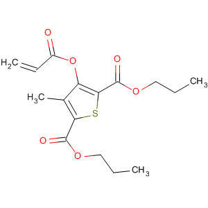 89628-47-7  2,5-Thiophenedicarboxylic acid, 3-methyl-4-[(1-oxo-2-propenyl)oxy]-,dipropyl ester