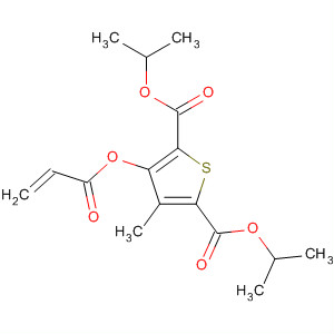 89628-48-8  2,5-Thiophenedicarboxylic acid, 3-methyl-4-[(1-oxo-2-propenyl)oxy]-,bis(1-methylethyl) ester