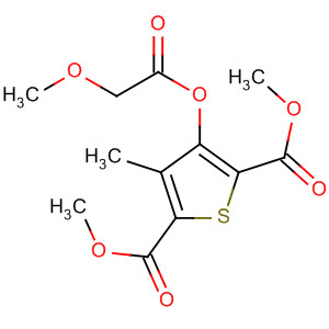 89628-66-0  2,5-Thiophenedicarboxylic acid, 3-[(methoxyacetyl)oxy]-4-methyl-,dimethyl ester