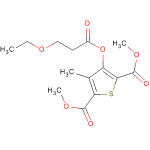 89628-73-9  2,5-Thiophenedicarboxylic acid, 3-(3-ethoxy-1-oxopropoxy)-4-methyl-,dimethyl ester