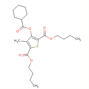 89628-91-1  2,5-Thiophenedicarboxylic acid, 3-[(cyclohexylcarbonyl)oxy]-4-methyl-,dibutyl ester