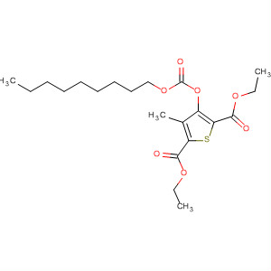 89629-06-1  2,5-Thiophenedicarboxylic acid, 3-methyl-4-[[(nonyloxy)carbonyl]oxy]-,diethyl ester