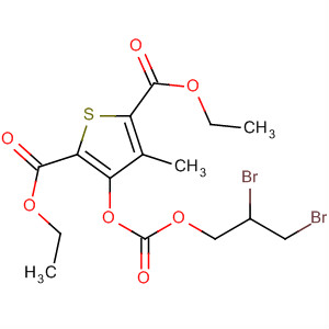 89629-07-2  2,5-Thiophenedicarboxylic acid,3-[[(2,3-dibromopropoxy)carbonyl]oxy]-4-methyl-, diethyl ester