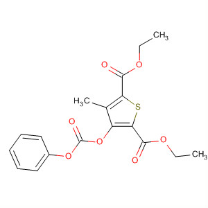 89629-10-7  2,5-Thiophenedicarboxylic acid, 3-methyl-4-[(phenoxycarbonyl)oxy]-,diethyl ester