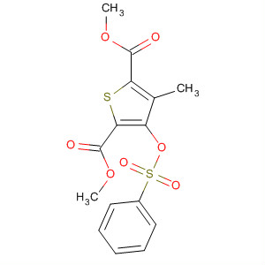 89629-60-7  2,5-Thiophenedicarboxylic acid, 3-methyl-4-[(phenylsulfonyl)oxy]-,dimethyl ester