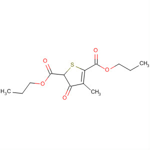 89629-82-3  2,5-Thiophenedicarboxylic acid, 2,3-dihydro-4-methyl-3-oxo-, dipropylester