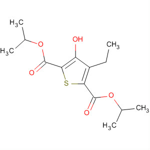 89629-96-9  2,5-Thiophenedicarboxylic acid, 3-ethyl-4-hydroxy-, bis(1-methylethyl)ester