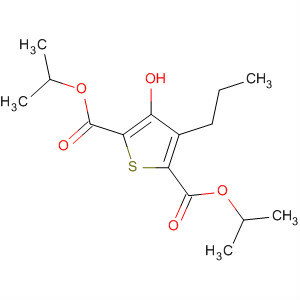 89629-97-0  2,5-Thiophenedicarboxylic acid, 3-hydroxy-4-propyl-, bis(1-methylethyl)ester