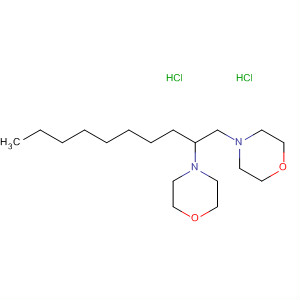 89632-21-3  Morpholine, 4,4'-(1-octyl-1,2-ethanediyl)bis-, dihydrochloride