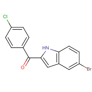 89671-80-7  Methanone, (5-bromo-1H-indol-2-yl)(4-chlorophenyl)-